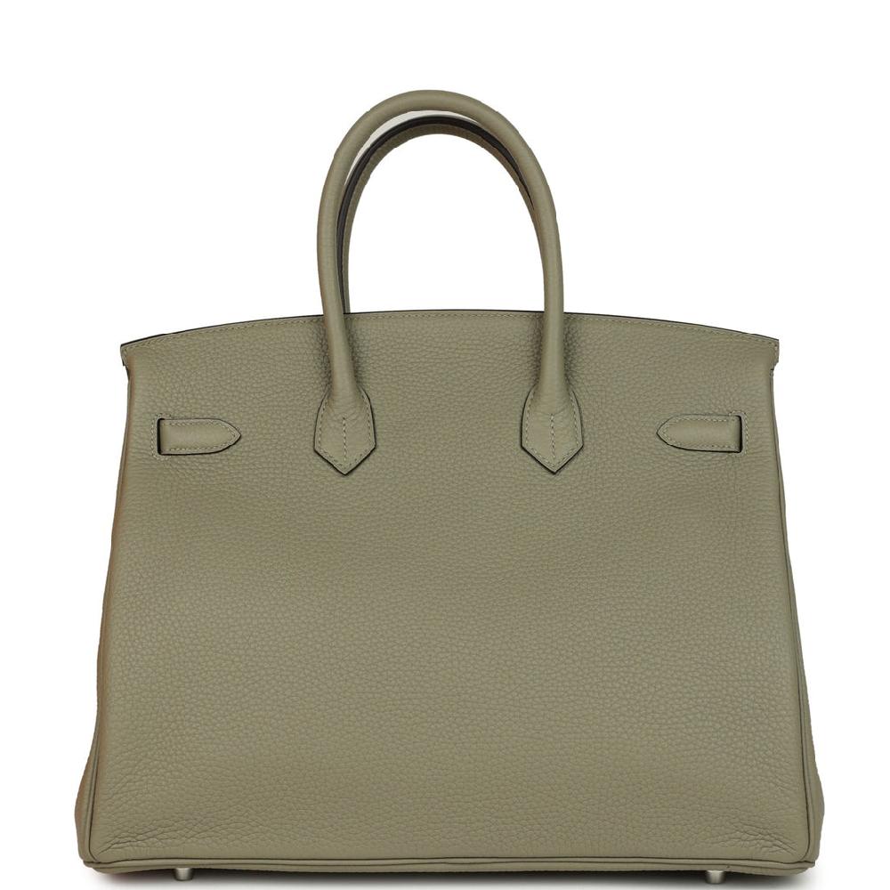 Hermes Birkin 35 Sauge Togo Palladium Hardware