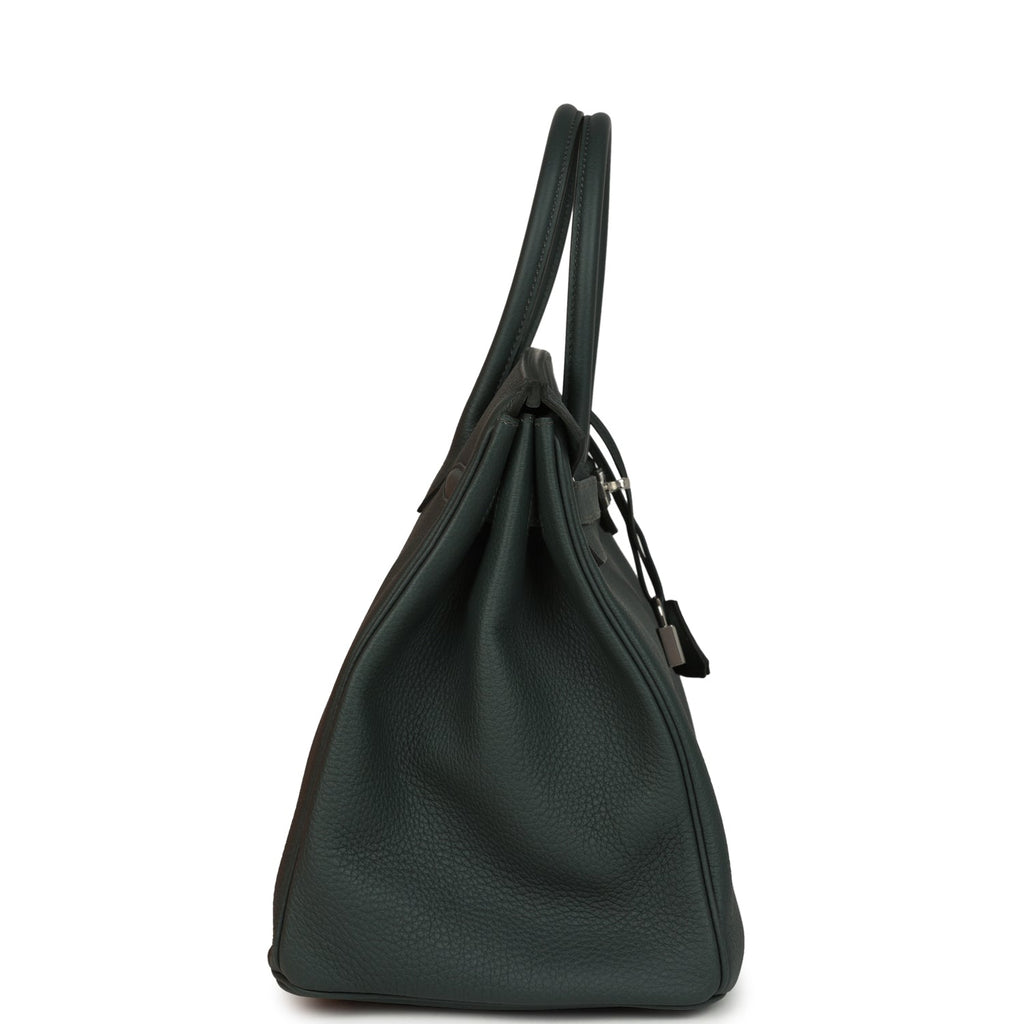 Hermes Birkin 35 Vert Mangrove Togo Palladium Hardware