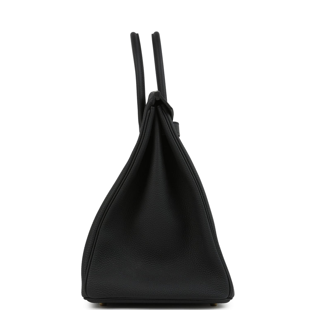 Hermes Birkin 40 Black Togo Gold Hardware