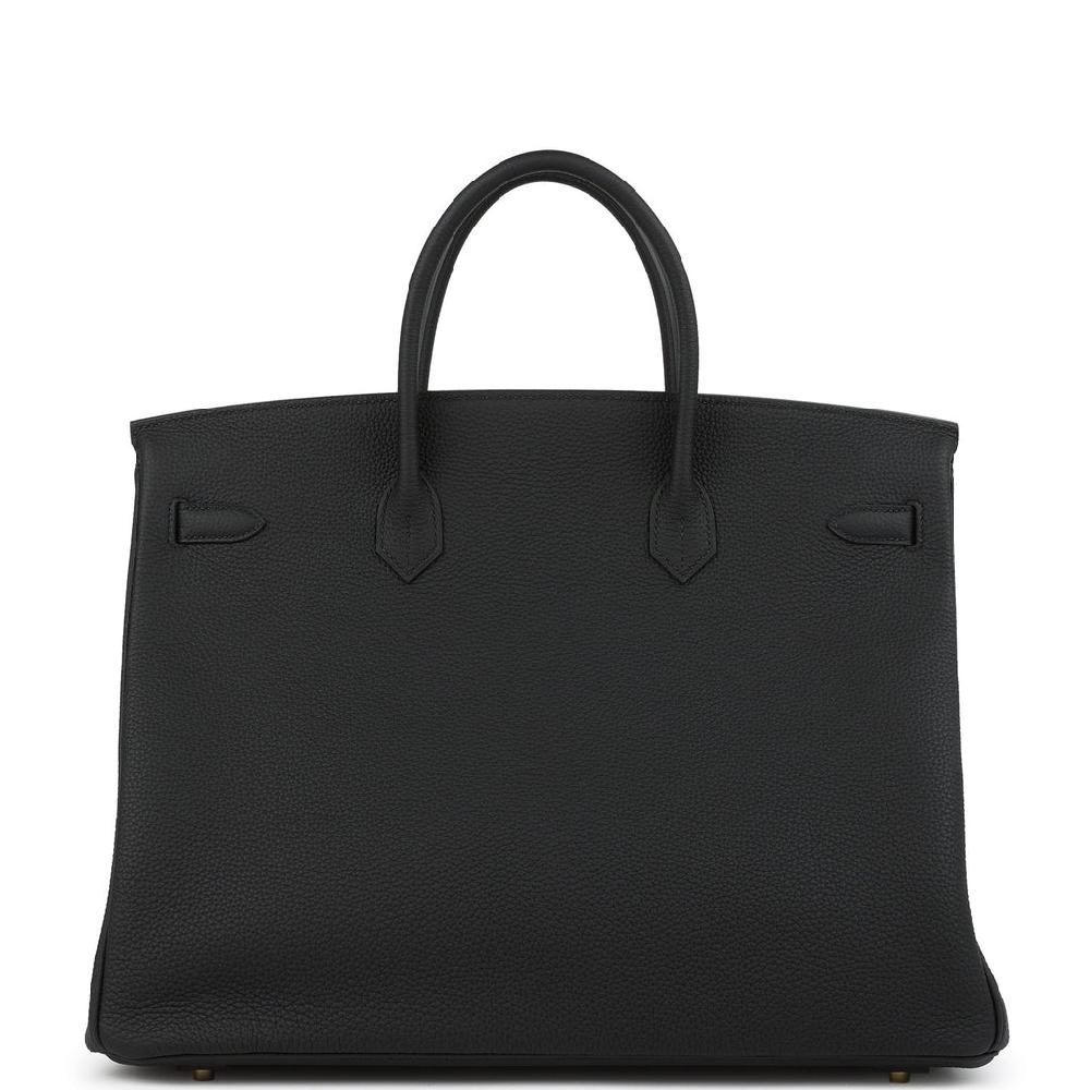 Hermes Birkin 40 Black Togo Gold Hardware