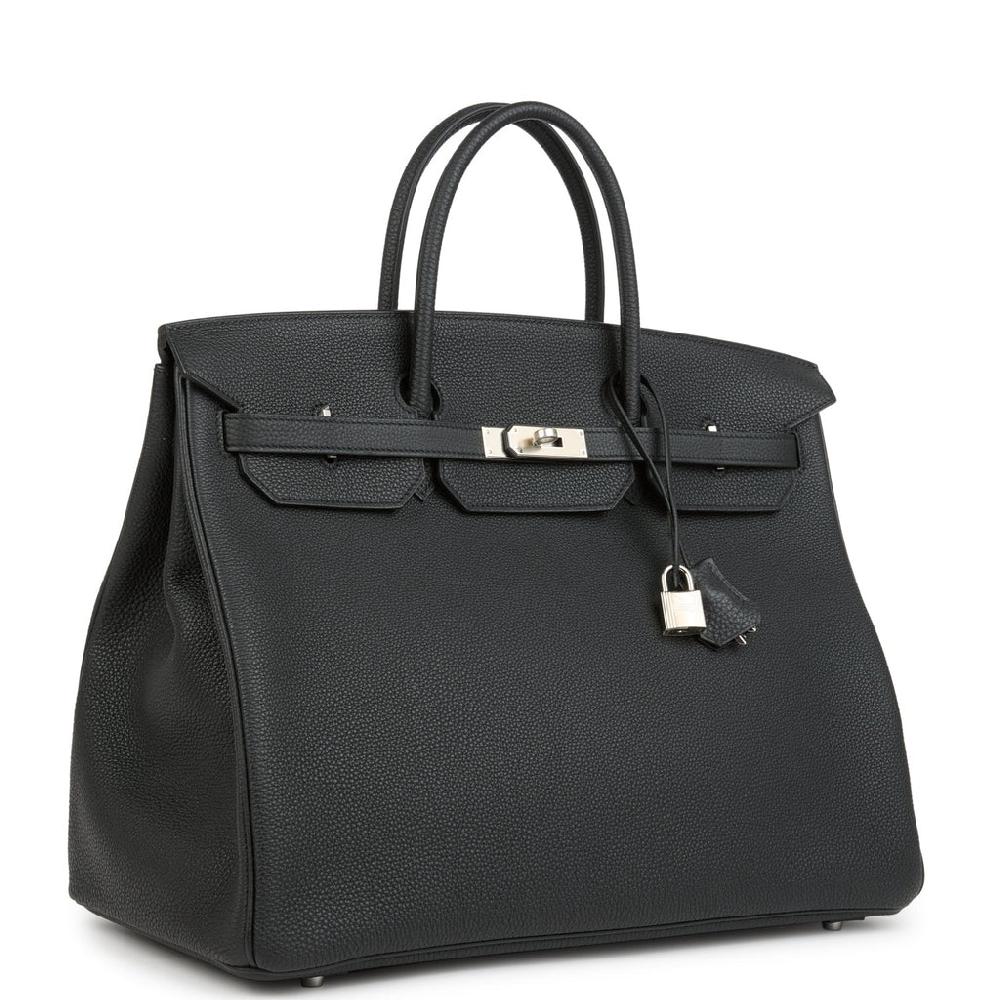 Hermes Birkin 40 Black Togo Palladium Hardware