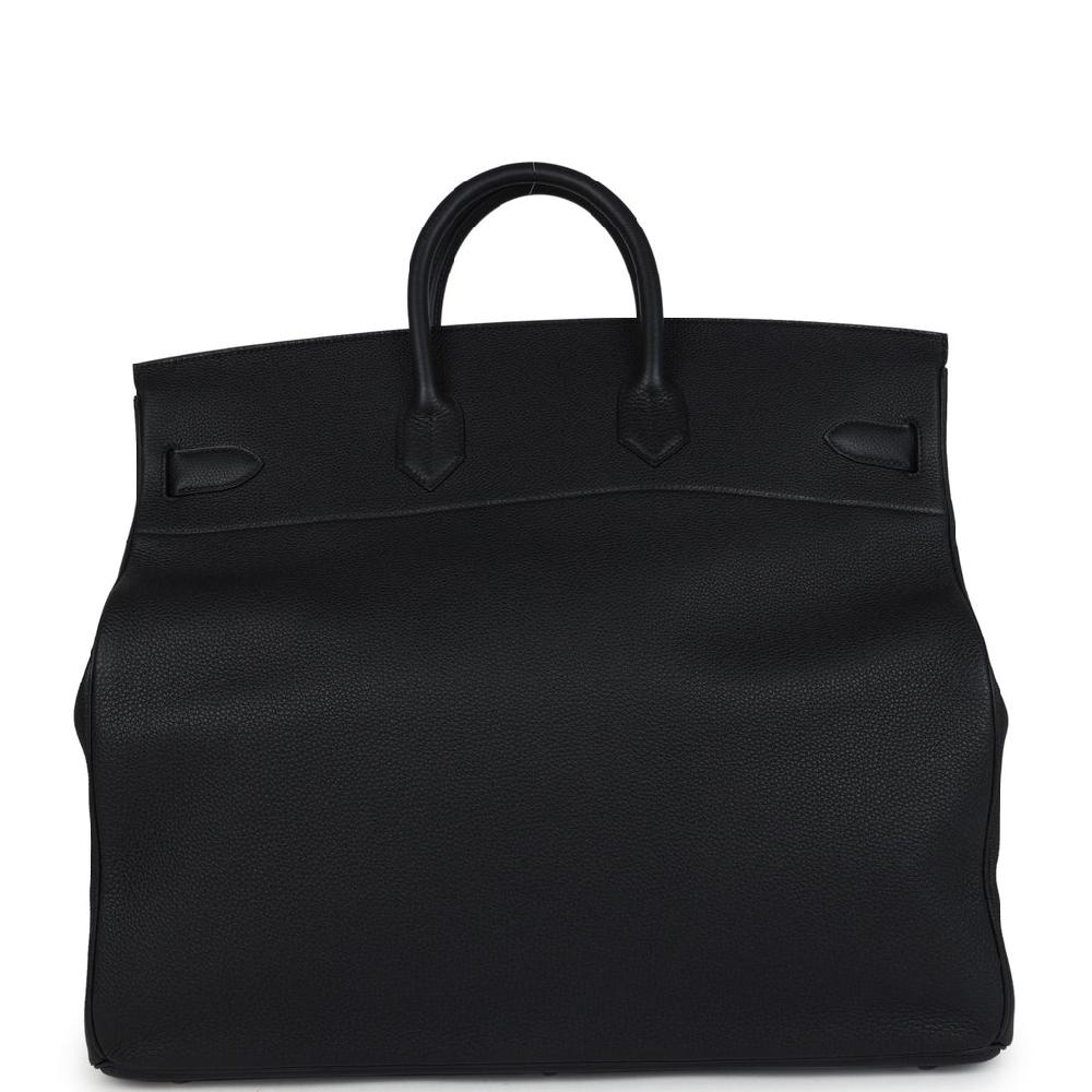 Hermes Birkin HAC 50 Black Togo Palladium Hardware