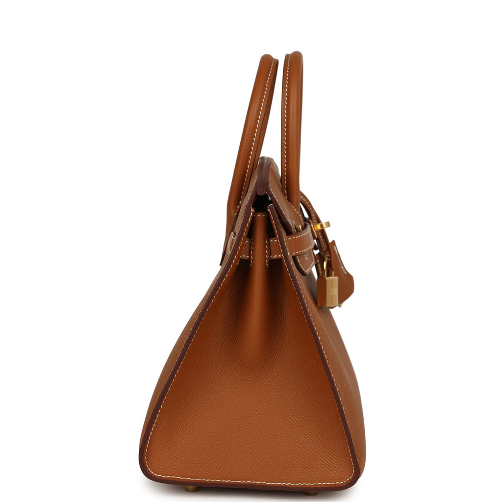 Hermes Birkin Sellier 25 Gold Epsom Gold Hardware