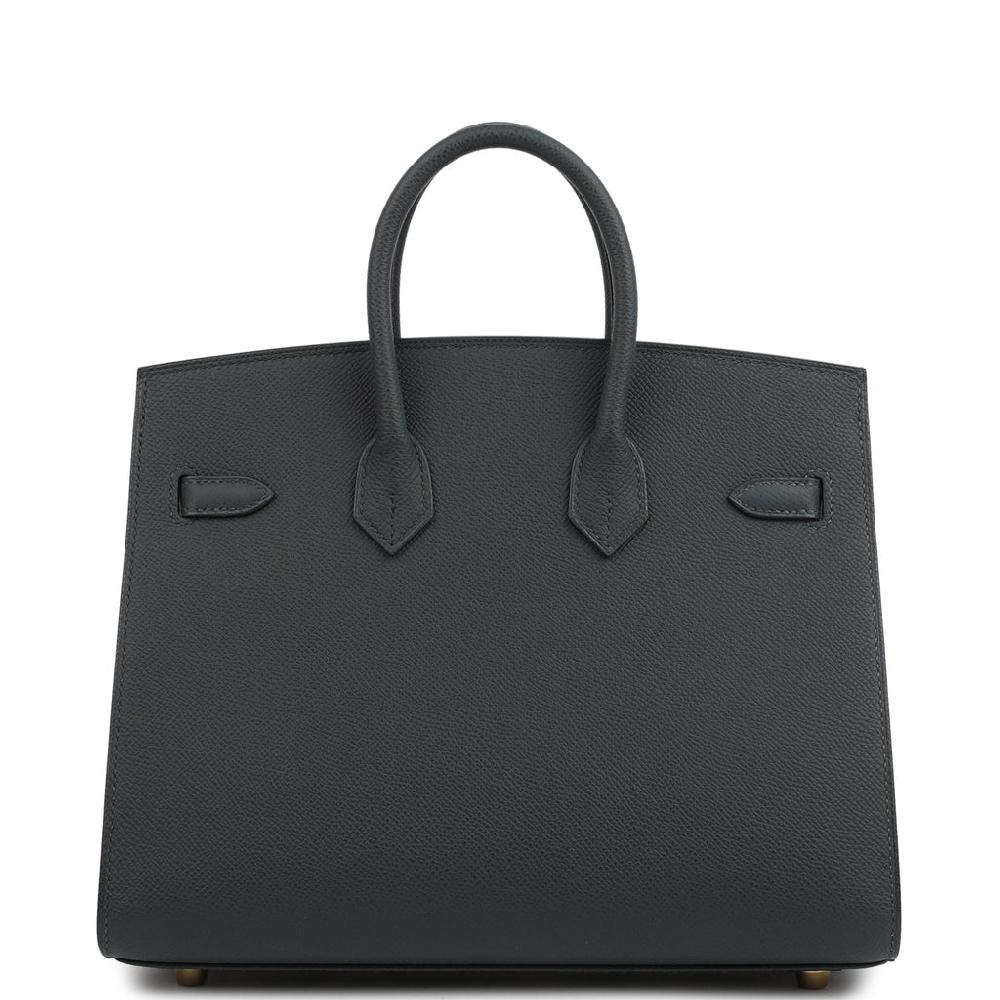 Hermes Birkin Sellier 25 Gris Misty Epsom Permabrass Hardware