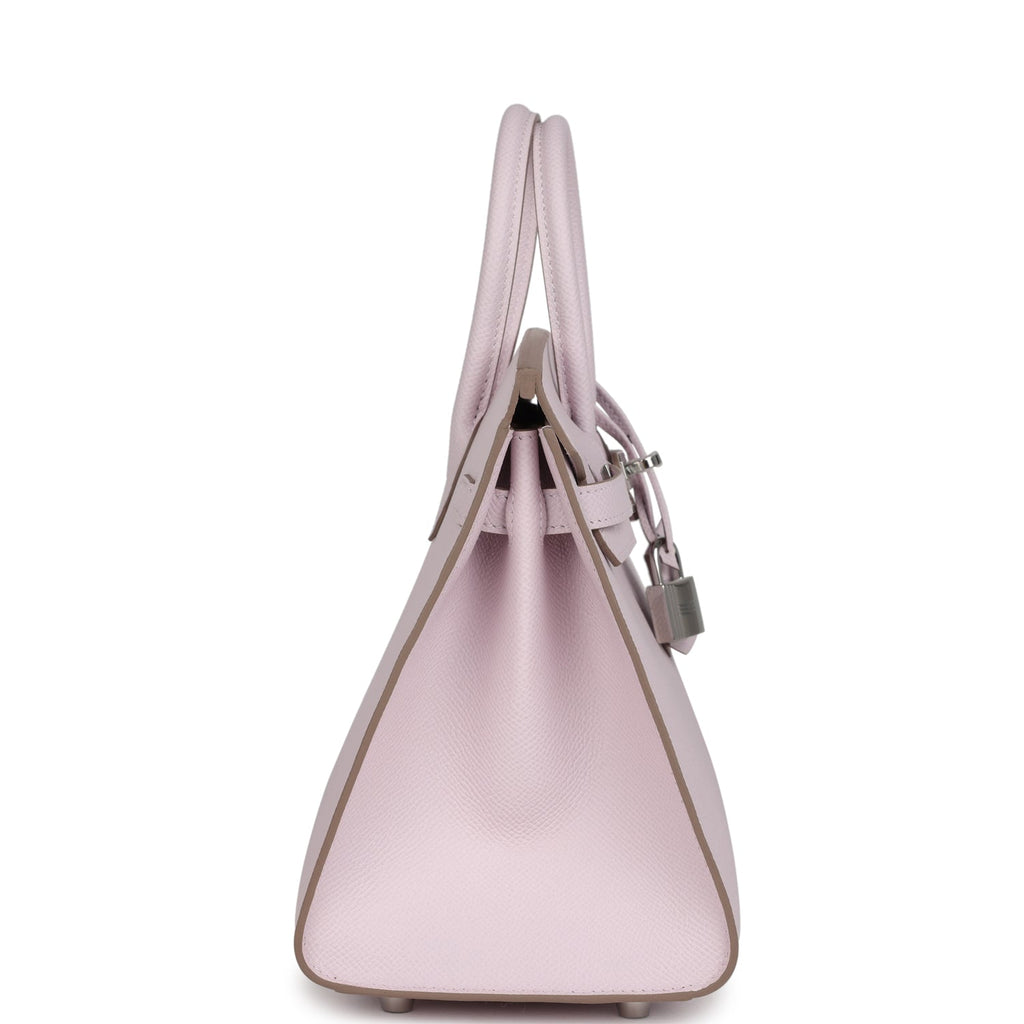 Hermes Birkin Sellier 25 Mauve Pale Epsom Palladium Hardware