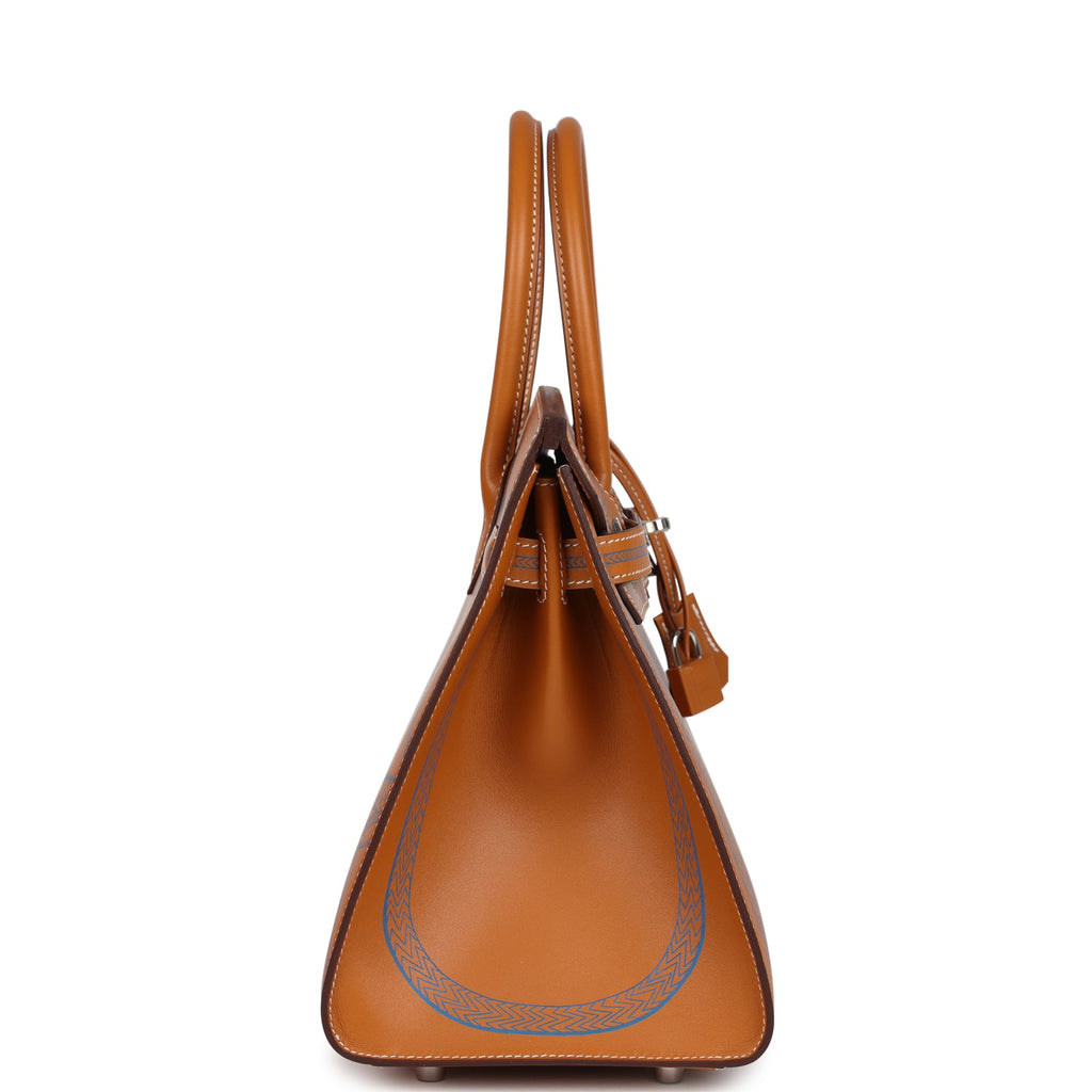 Hermes Birkin Sellier 30 "Zouaves Et Dragons" Naturel Sable Butler Palladium Hardware