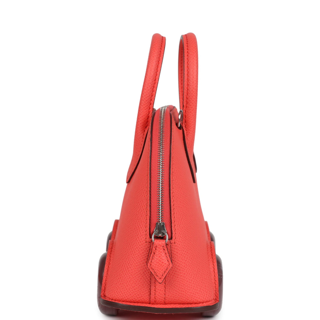 Hermes Bolide On Wheels 1923 Rose Texas And Rouge H Epsom Palladium Hardware