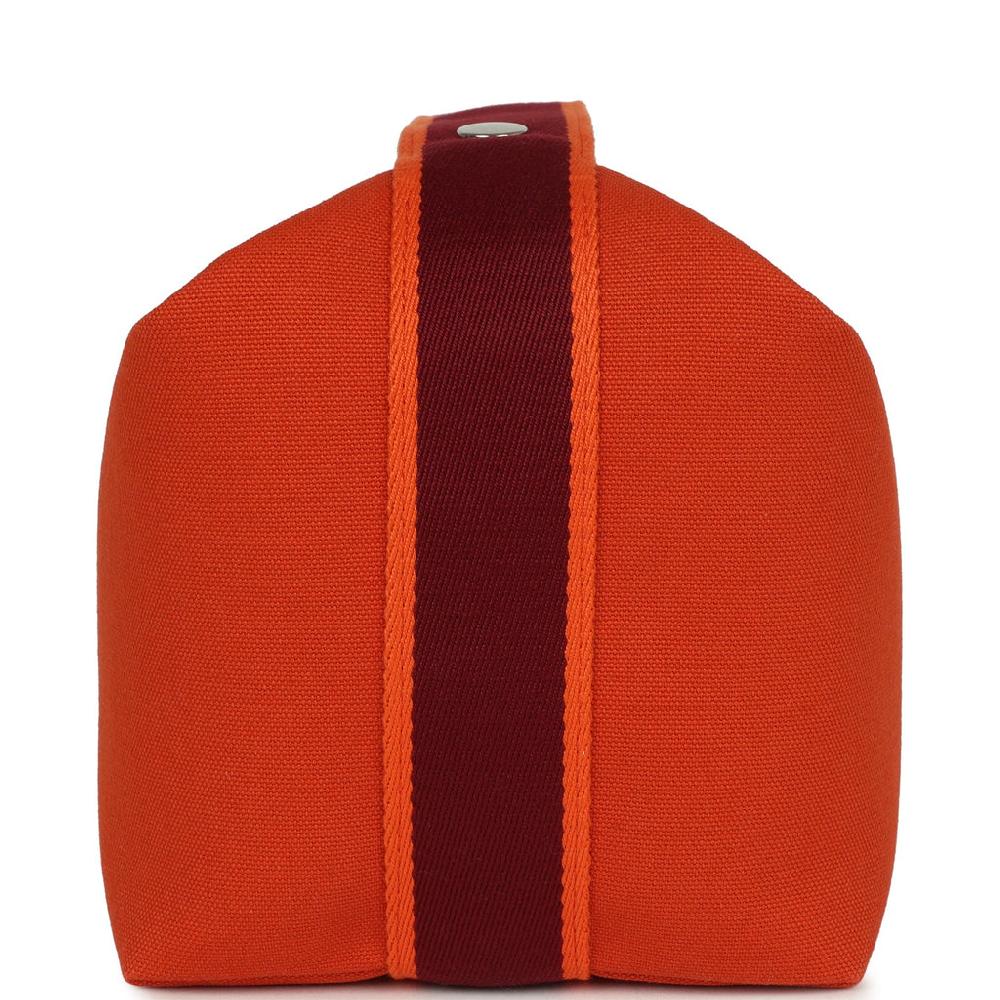 Hermes Bride A Brac GM Feu Canvas Palladium Hardware