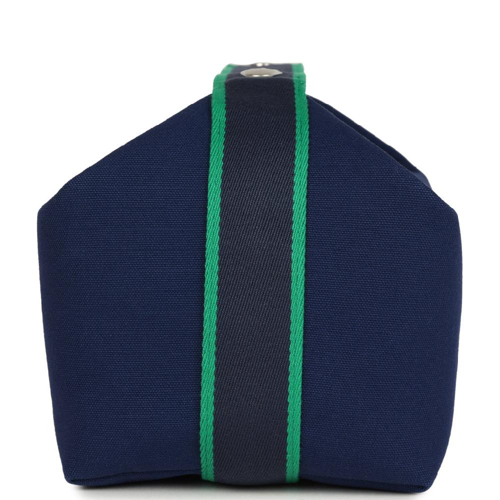 Hermes Bride-A-Brac GM Marine Canvas Palladium Hardware