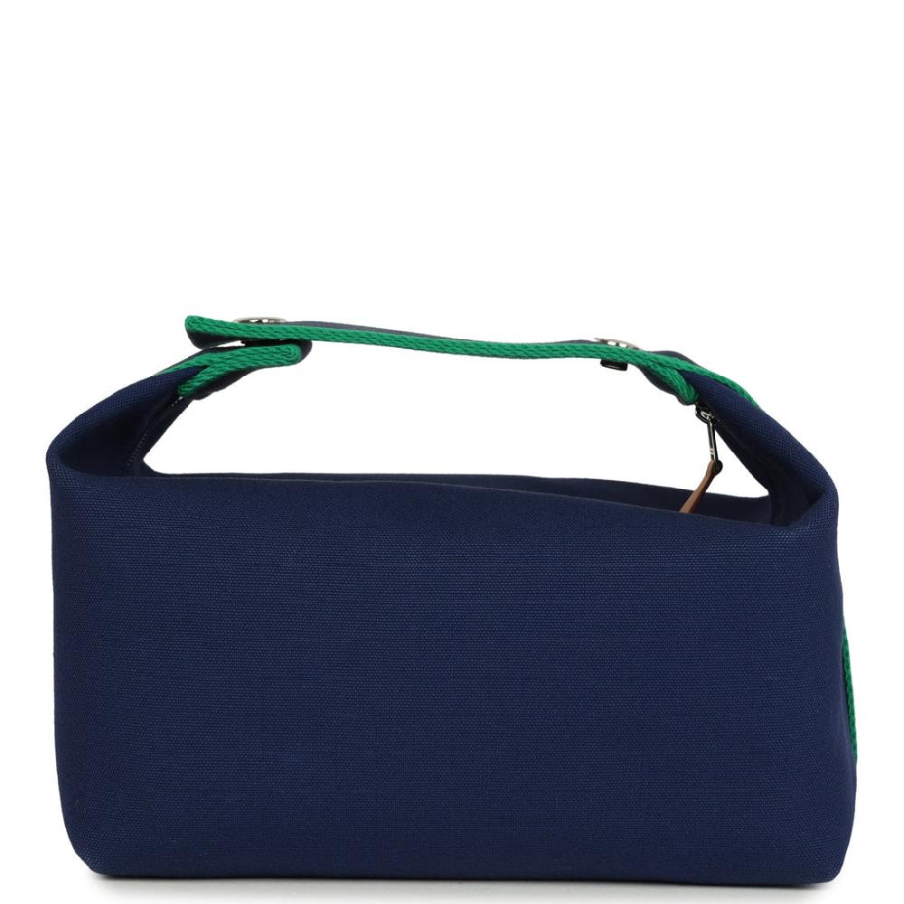 Hermes Bride-A-Brac GM Marine Canvas Palladium Hardware