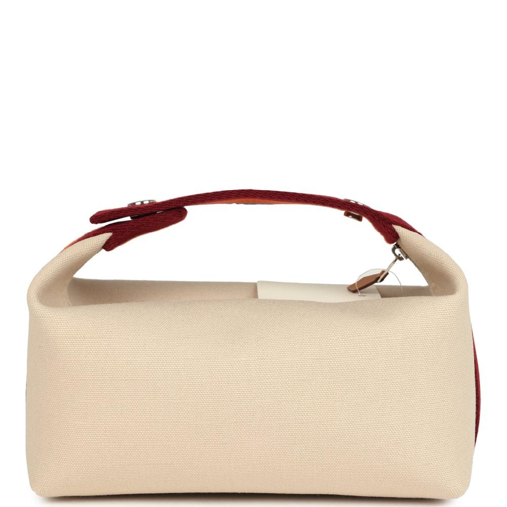 Hermes Bride A Brac Pavillon PM Naturel Canvas Palladium Hardware