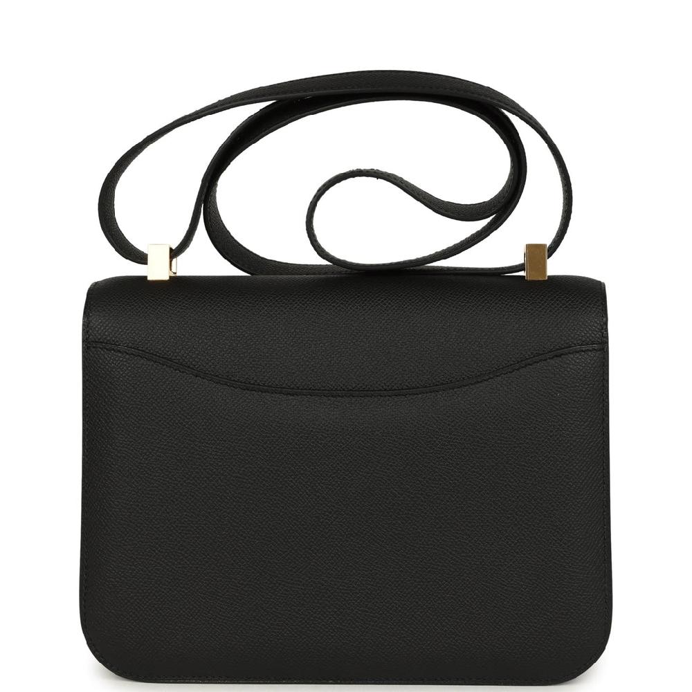 Hermes Constance 1-24 Black Epsom Gold Hardware
