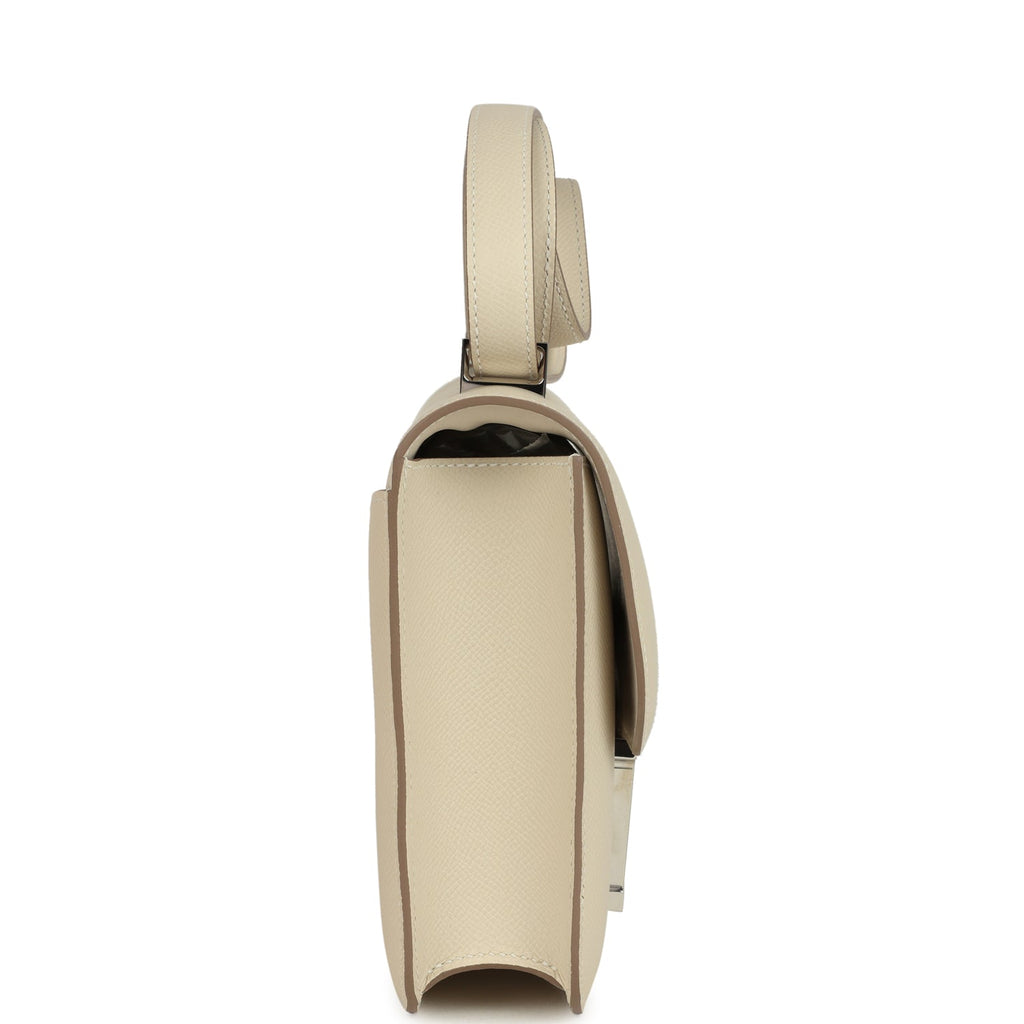 Hermes Constance 1-24 Craie Epsom Palladium Hardware