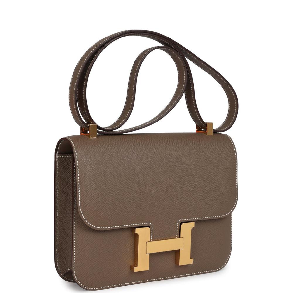 Hermes Constance 1-24 Etoupe Epsom Gold Hardware