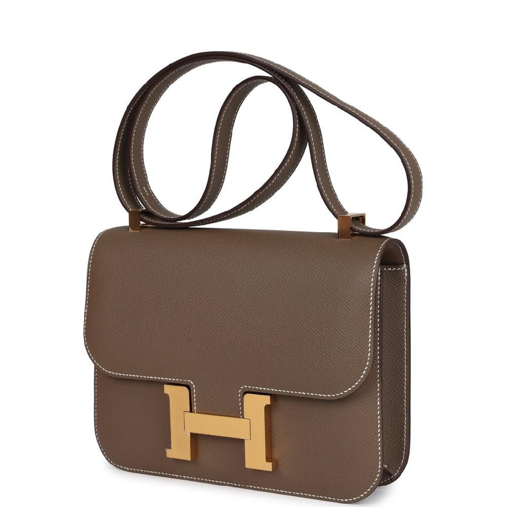Hermes Constance 1-24 Etoupe Epsom Gold Hardware