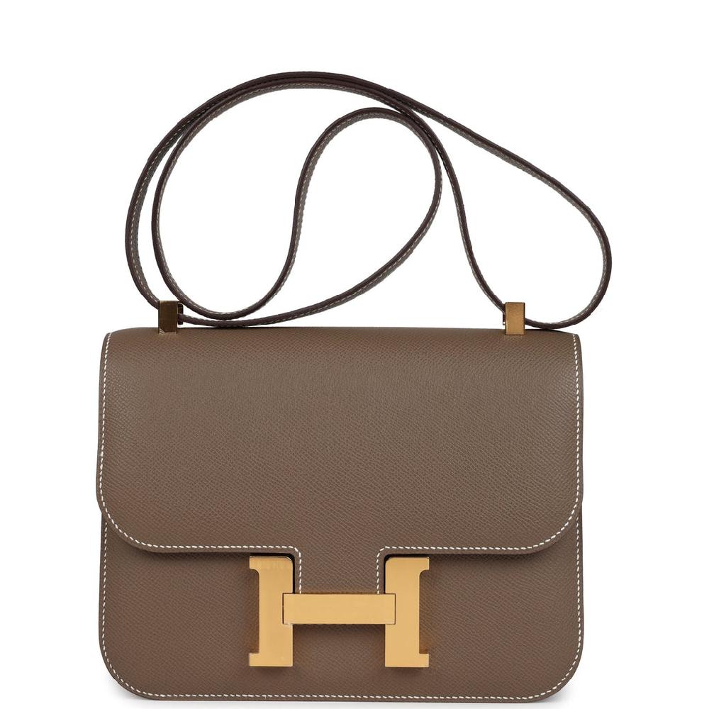 Hermes Constance 1-24 Etoupe Epsom Gold Hardware