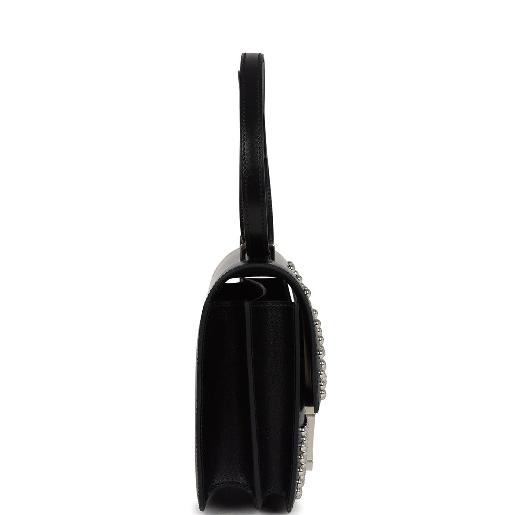 Hermes Constance 18 Clouté Black Box Palladium Hardware