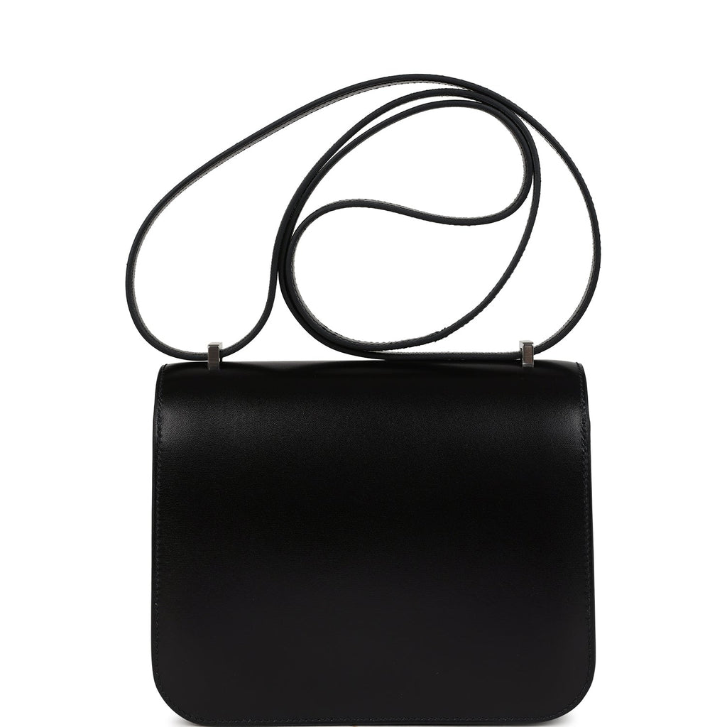 Hermes Constance 18 Clouté Black Box Palladium Hardware
