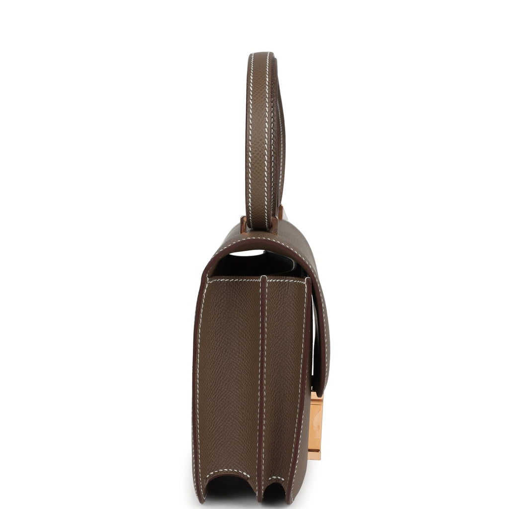 Hermes Constance 18 Etoupe Epsom Rose Gold Hardware