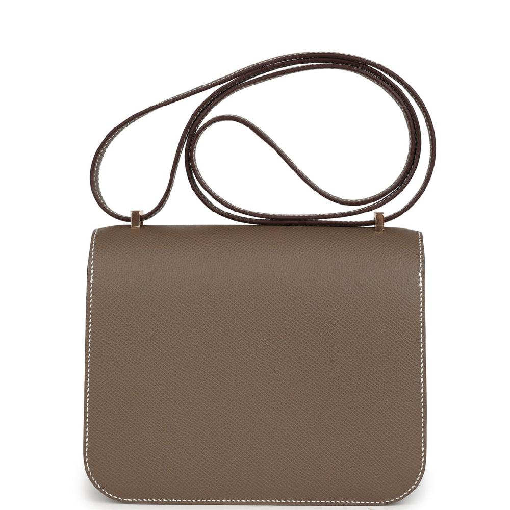Hermes Constance 18 Etoupe Epsom Rose Gold Hardware
