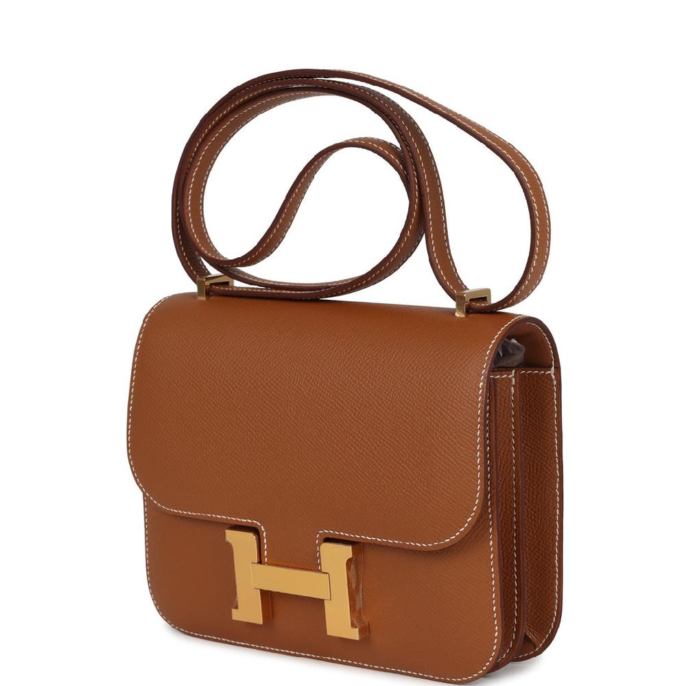 Hermes Constance 18 Gold Epsom Gold Hardware