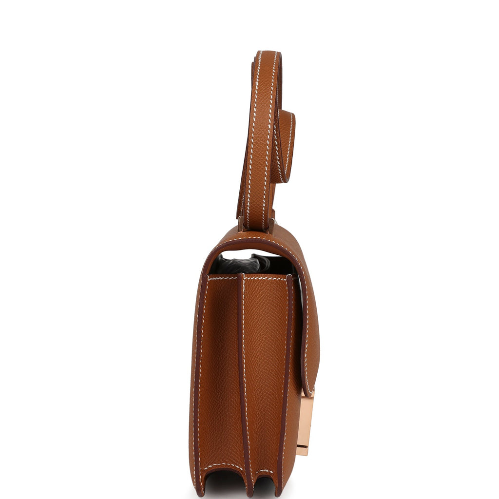 Hermes Constance 18 Gold Epsom Rose Gold Hardware