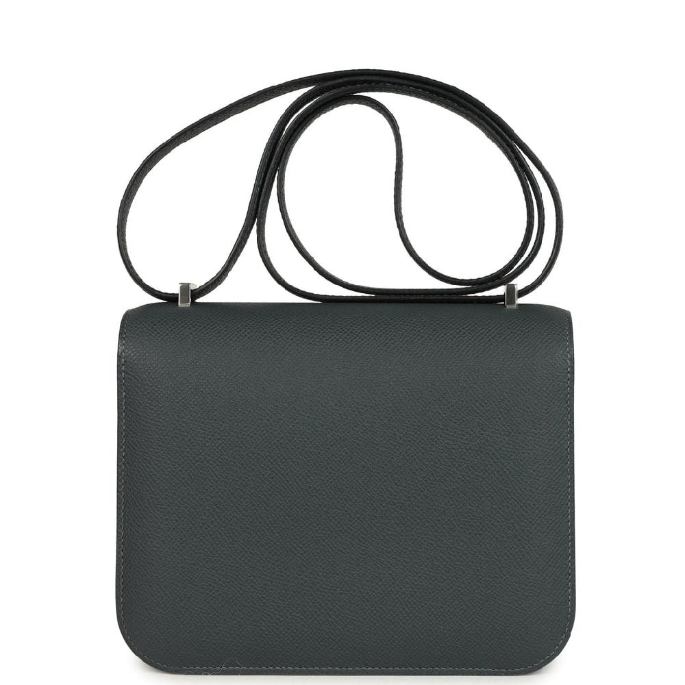 Hermes Constance 18 Gris Misty Epsom Lacquered Palladium Hardware