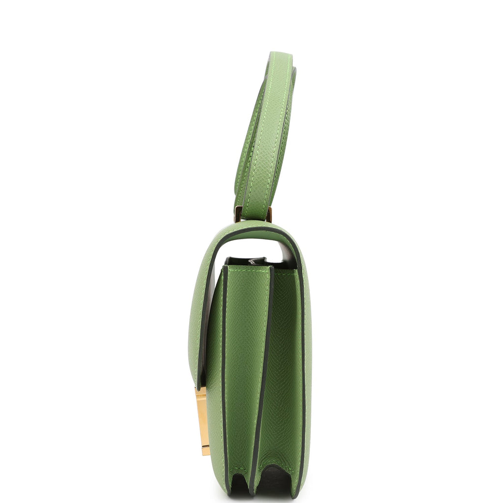 Hermes Constance 18 Vert Criquet Epsom Gold Hardware