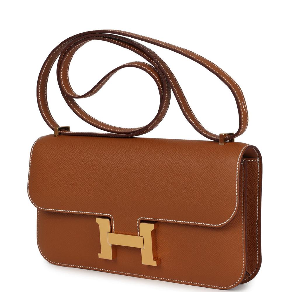 Hermes Constance Elan Gold Epsom Gold Hardware