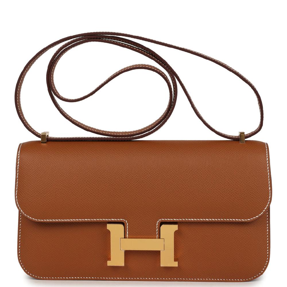 Hermes Constance Elan Gold Epsom Gold Hardware