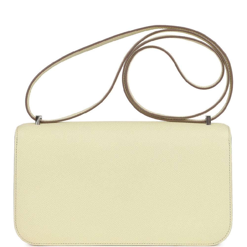 Hermes Constance Elan Jaune Milton Epsom Palladium Hardware