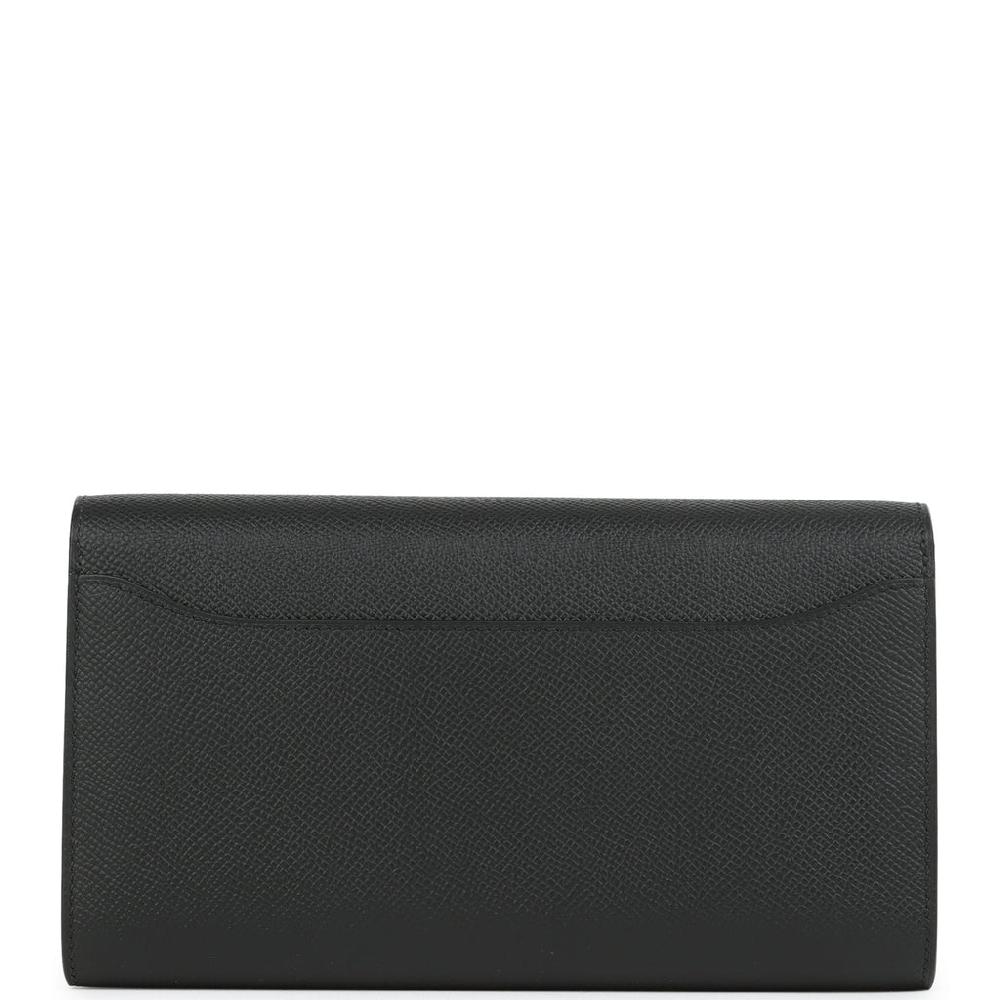 Hermes Constance Wallet To Go Black Epsom Gold Hardware