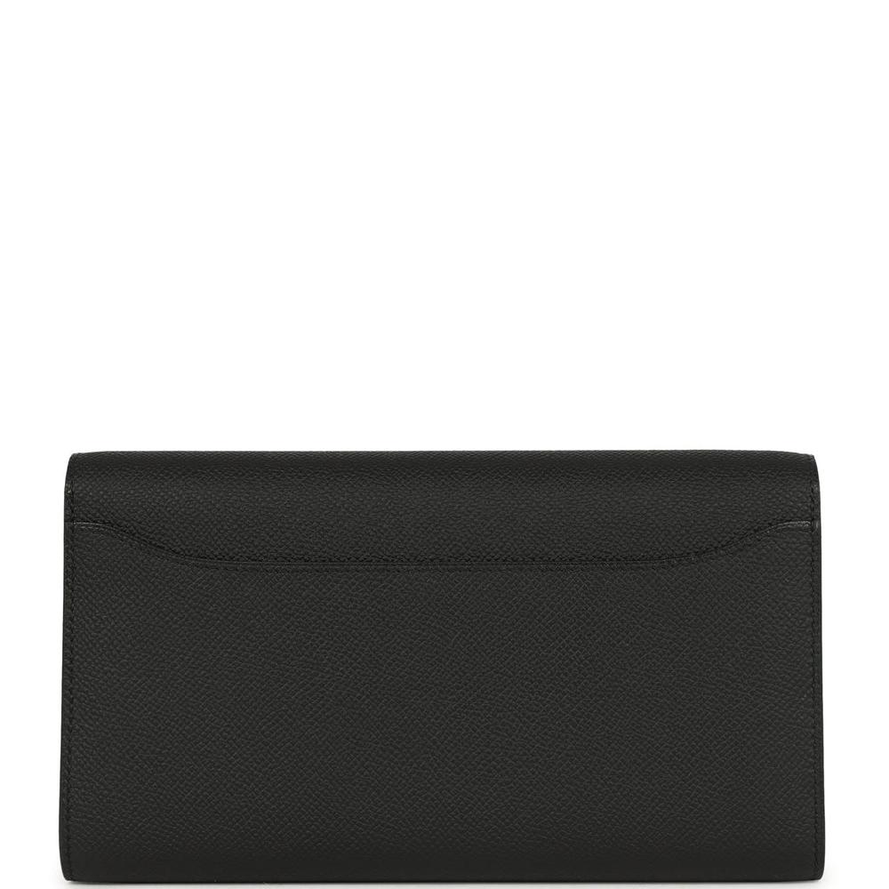 Hermes Constance Wallet To Go Black Epsom Palladium Hardware