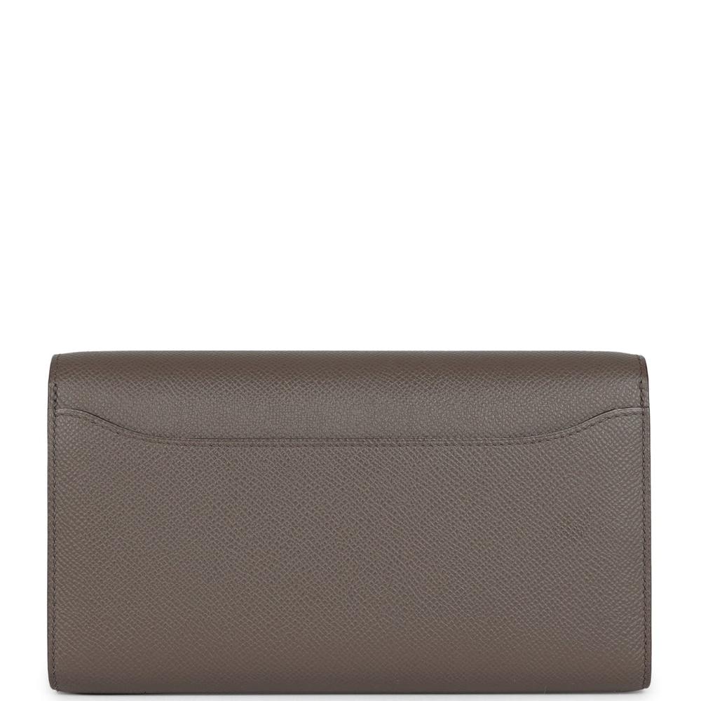 Hermes Constance Wallet To Go Etain Epsom Gold Hardware