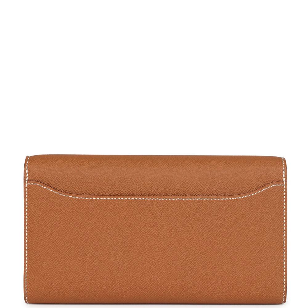 Hermes Constance Wallet To Go Gold Epsom Gold Hardware