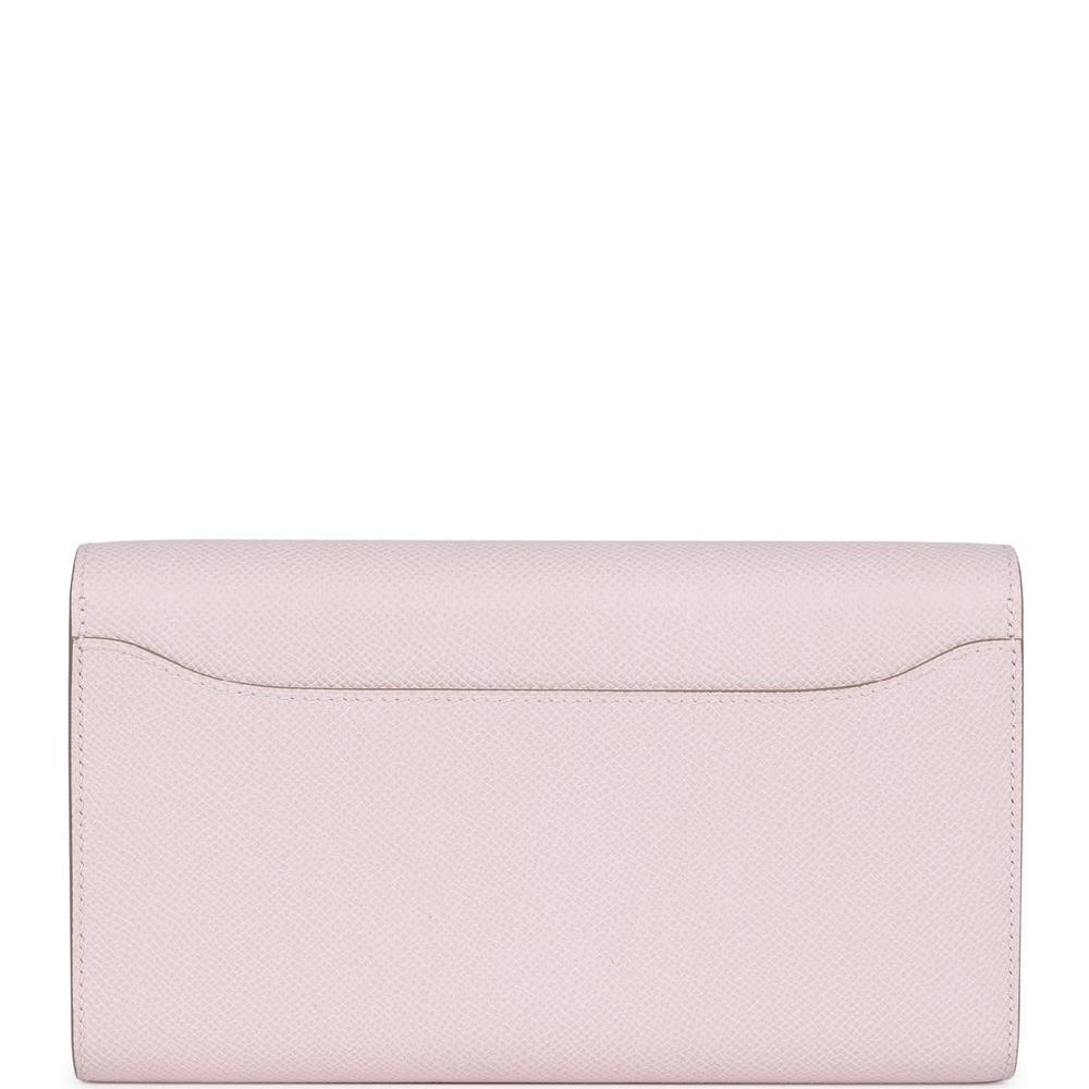 Hermes Constance Wallet To Go Mauve Pale Epsom Palladium Hardware