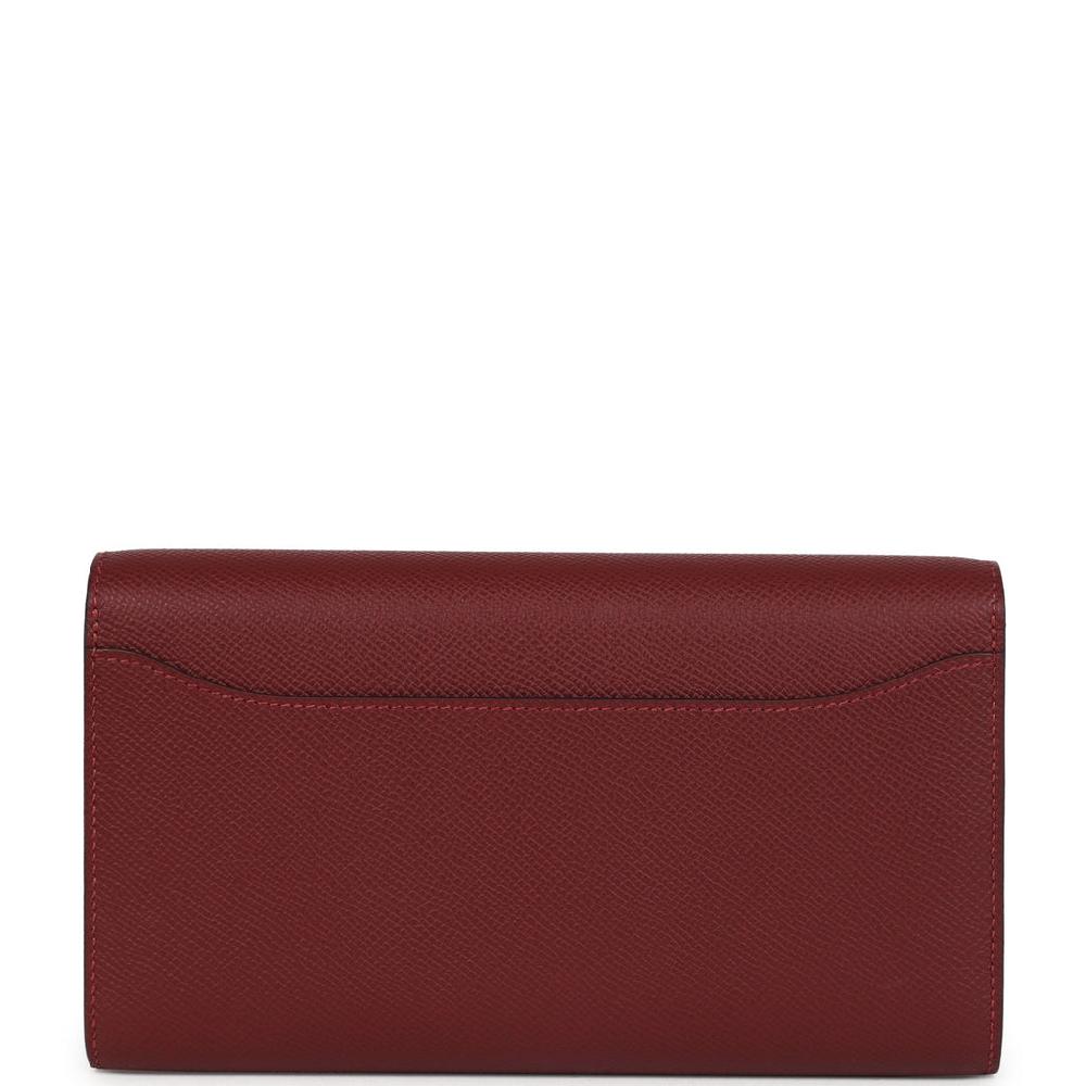 Hermes Constance Wallet To Go Rouge H Epsom Gold Hardware
