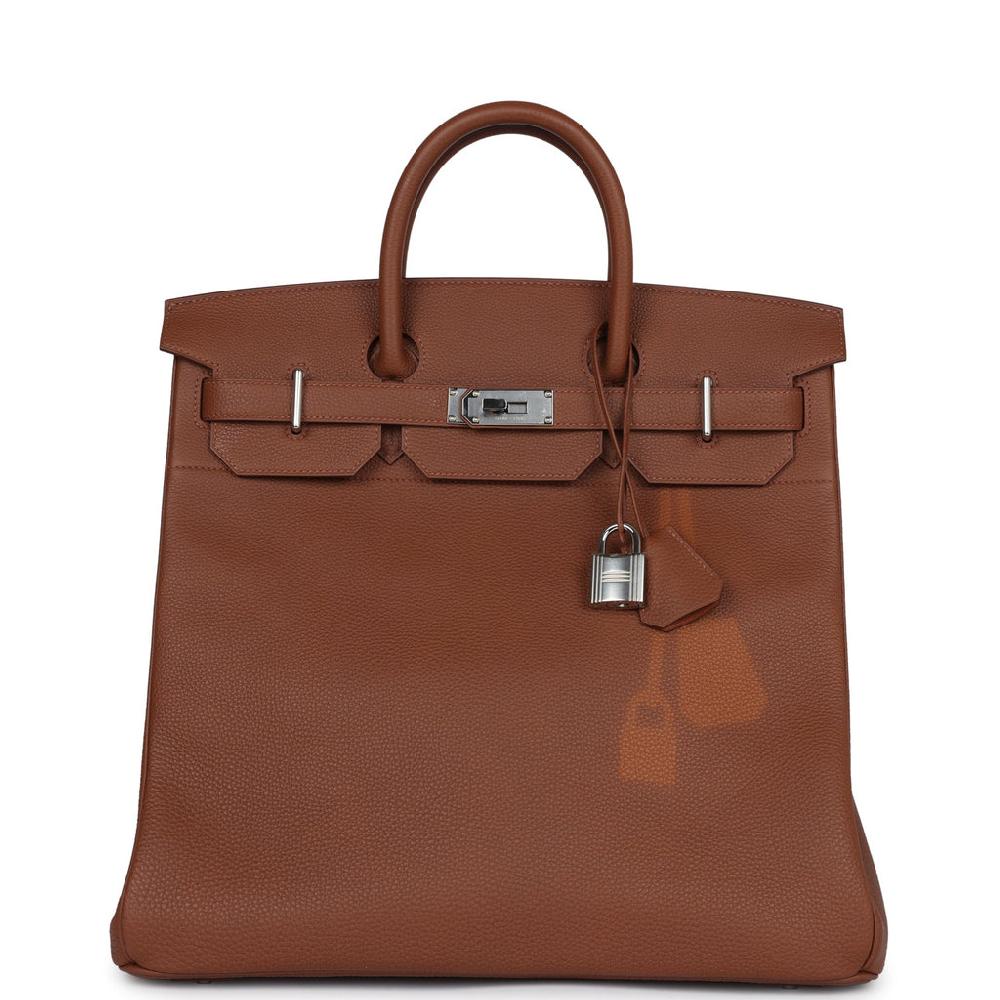 Hermes Coup De Soleil Birkin HAC 40 Gold Togo Palladium Hardware