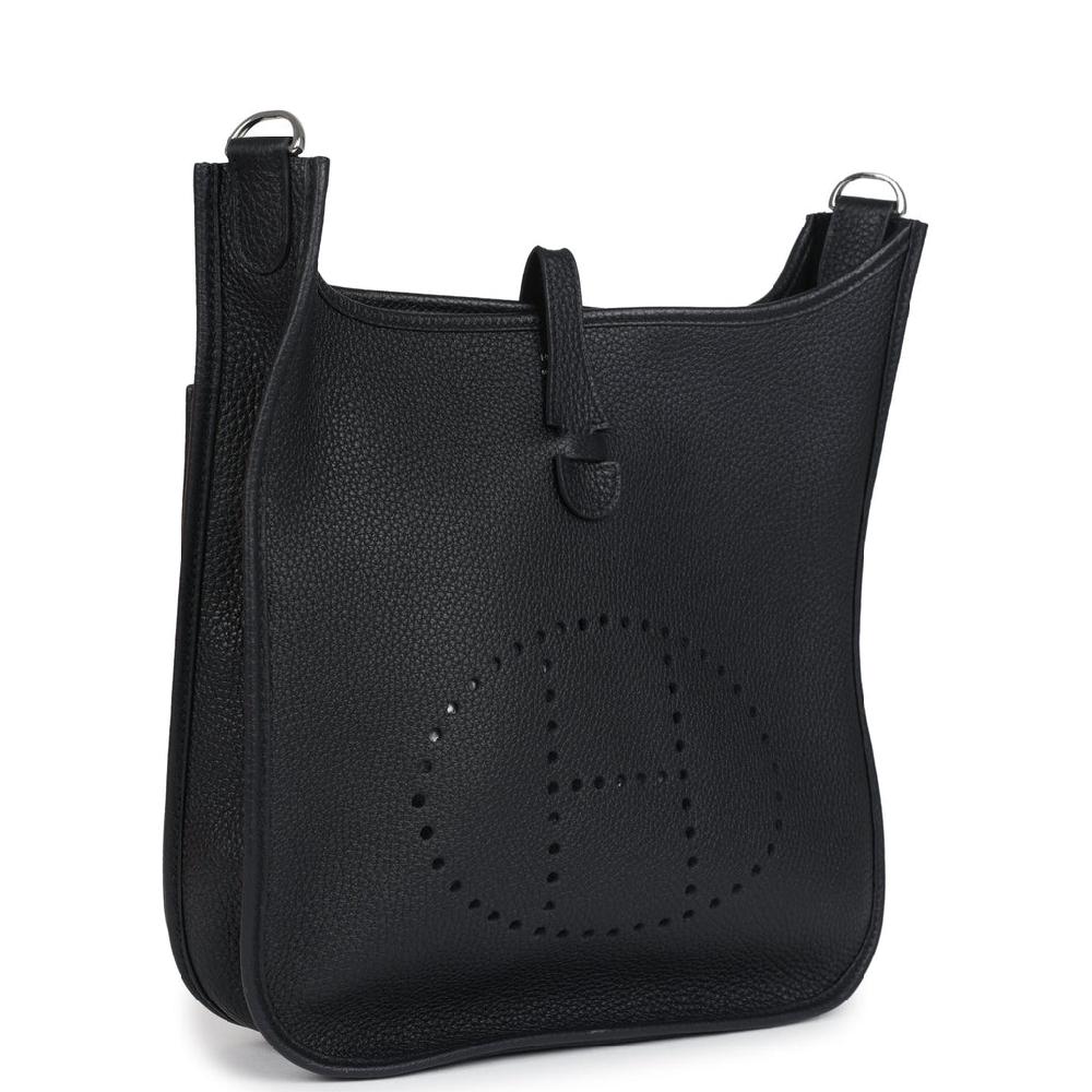 Hermes Evelyne III PM Black Clemence Palladium Hardware