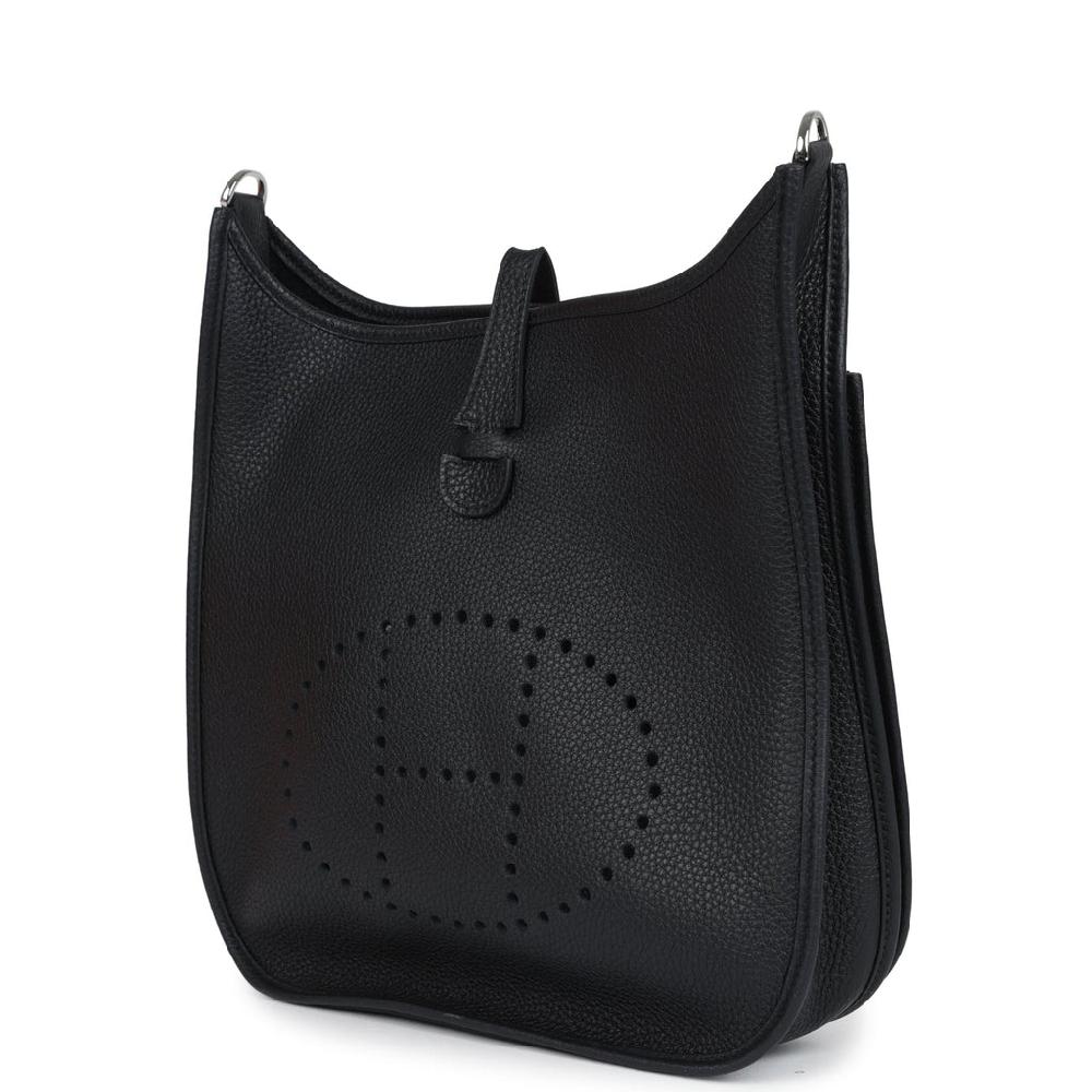 Hermes Evelyne III PM Black Clemence Palladium Hardware