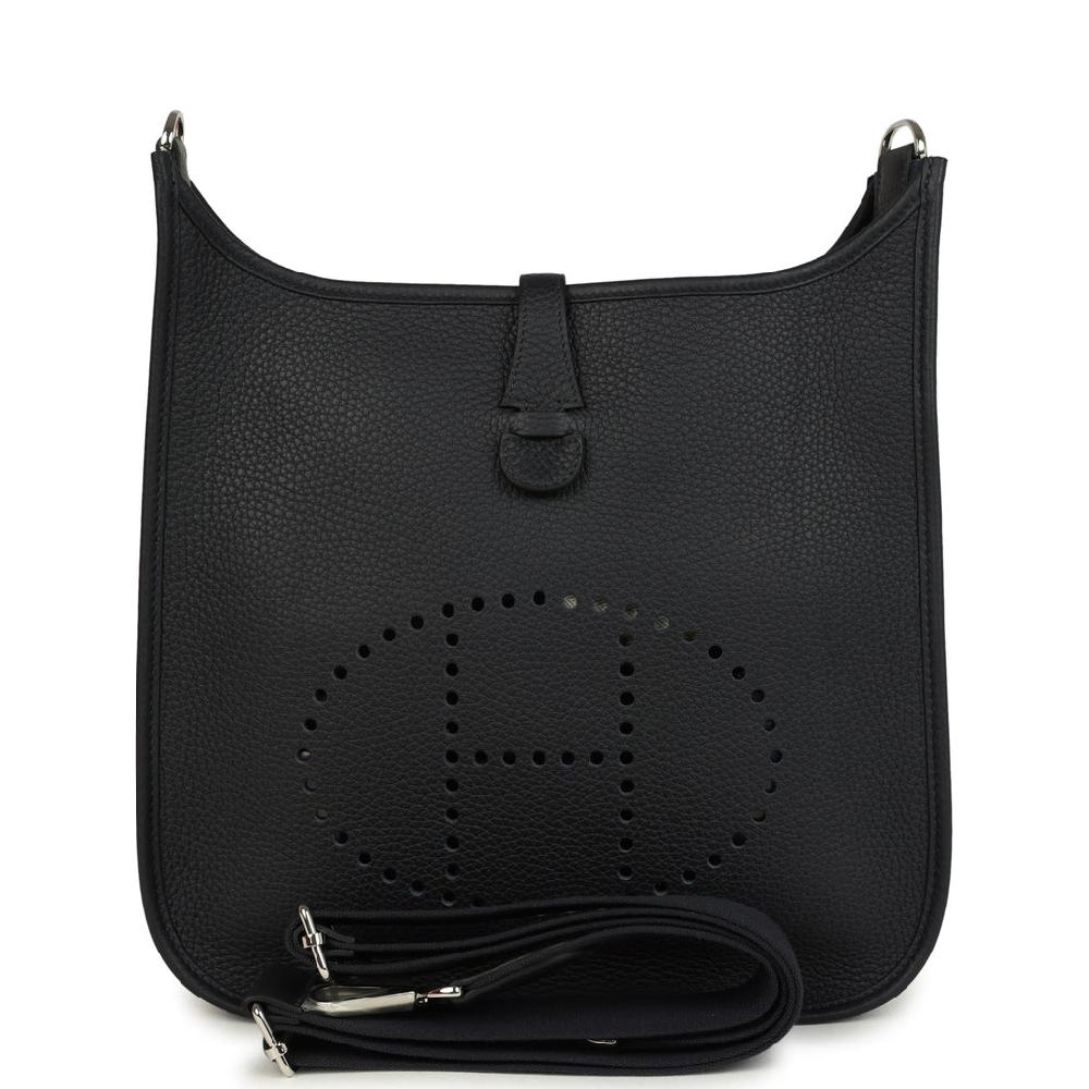 Hermes Evelyne III PM Caban Clemence Palladium Hardware