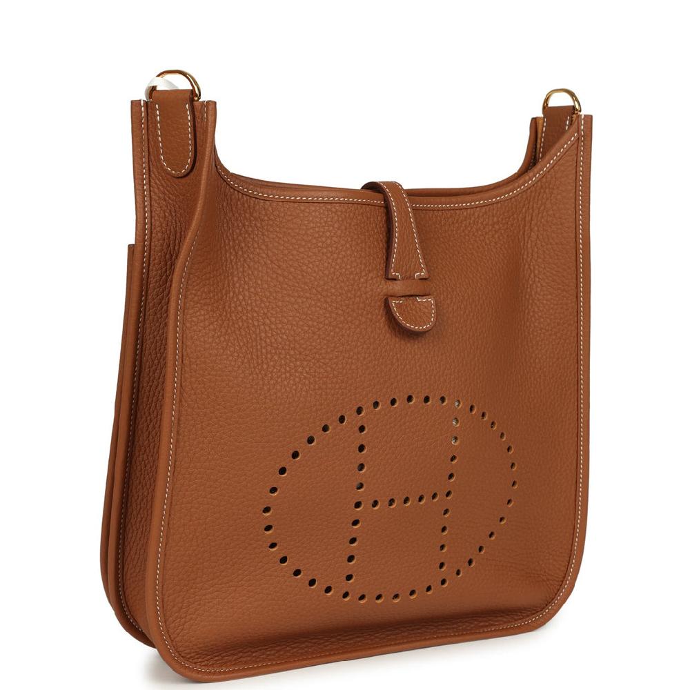 Hermes Evelyne III PM Gold Clemence Gold Hardware