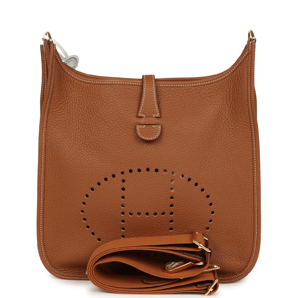Hermes Evelyne III PM Gold Clemence Gold Hardware