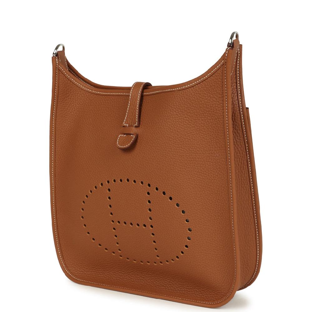 Hermes Evelyne III PM Gold Clemence Palladium Hardware