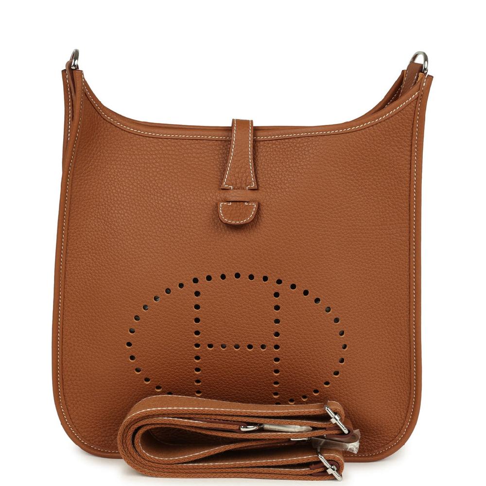 Hermes Evelyne III PM Gold Clemence Palladium Hardware