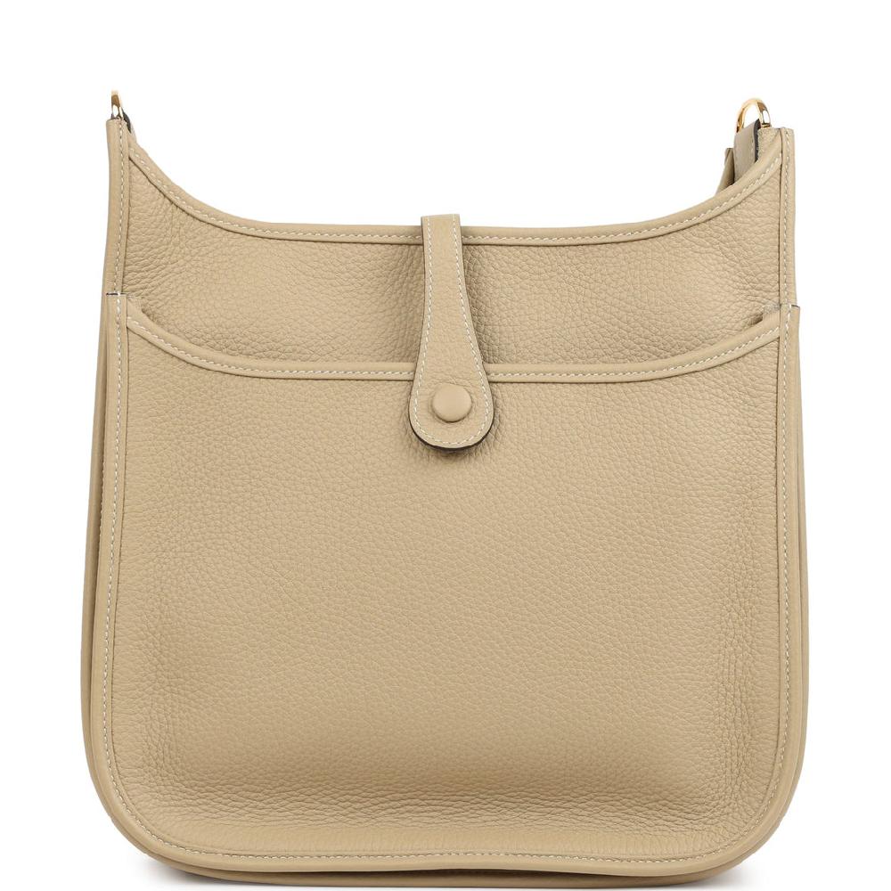 Hermes Evelyne III PM Trench Clemence Gold Hardware