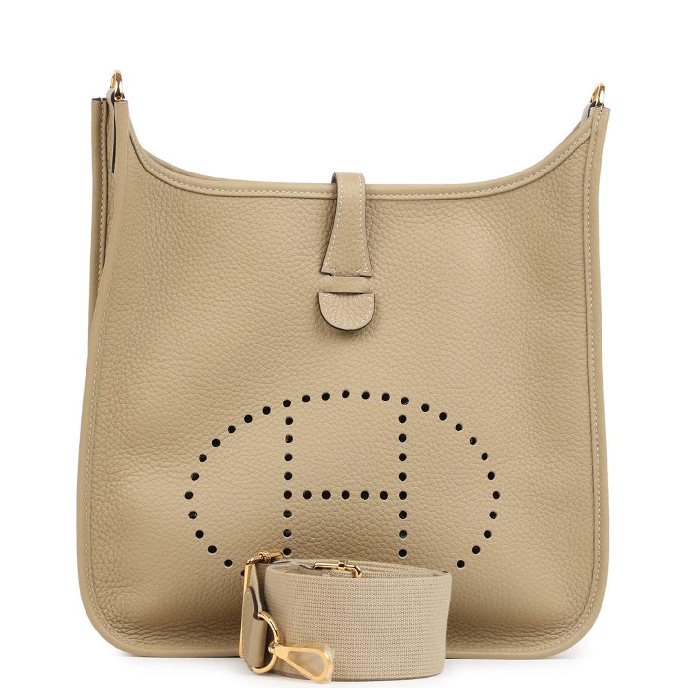Hermes Evelyne III PM Trench Clemence Gold Hardware Hermes Evelyne III PM Trench Clemence Gold Hardware