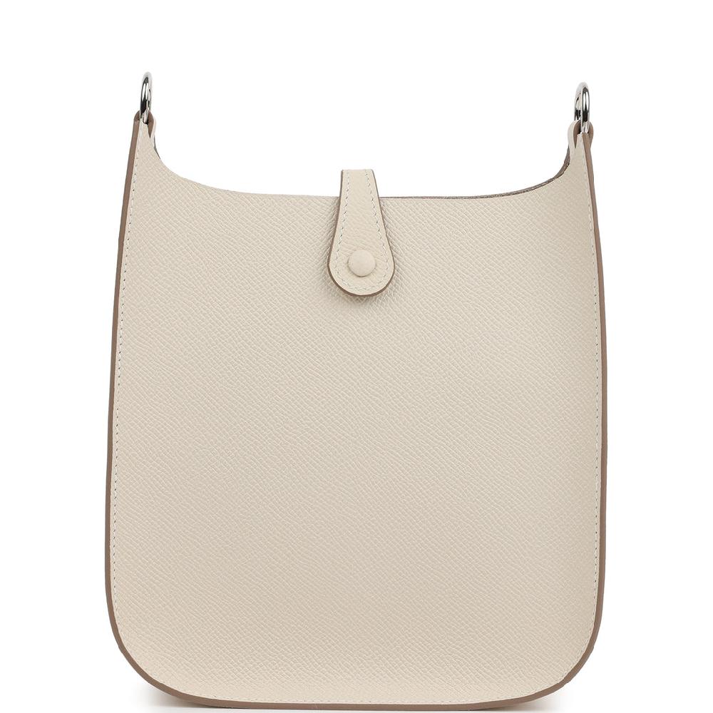 Hermes Evelyne Sellier TPM Craie Epsom Palladium Hardware