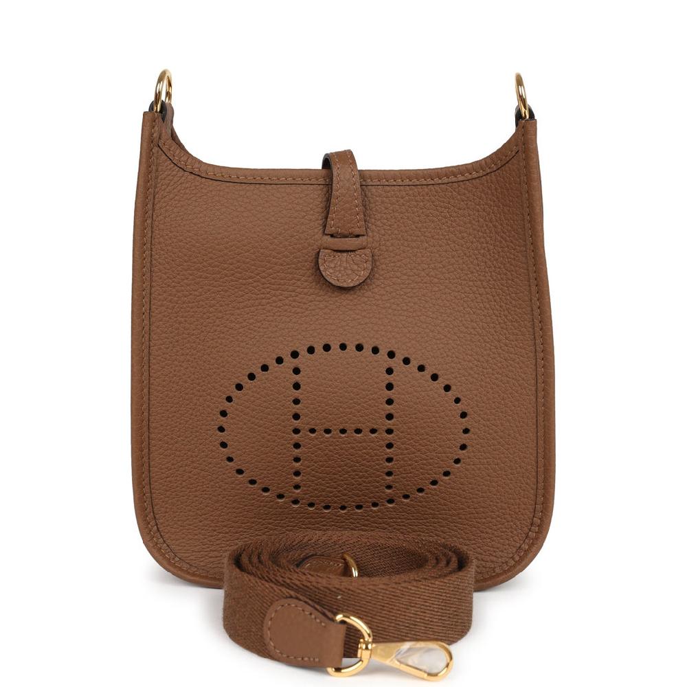 Hermes Evelyne TPM Alezan Taurillon Maurice Gold Hardware