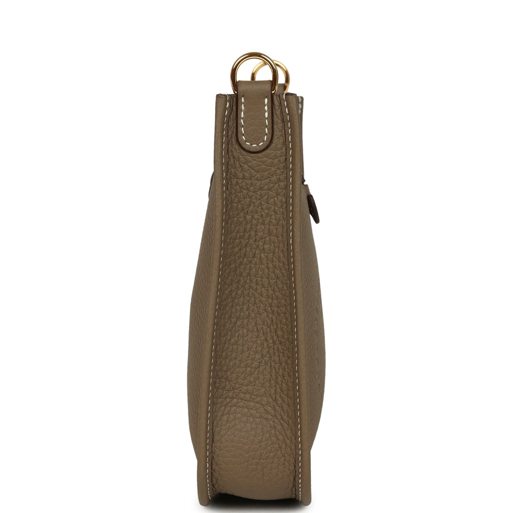 Hermes Evelyne TPM Etoupe Clemence Gold Hardware